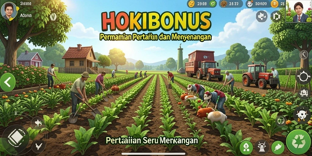 Tampilan menarik dan gameplay seru di HOKIBONUS.