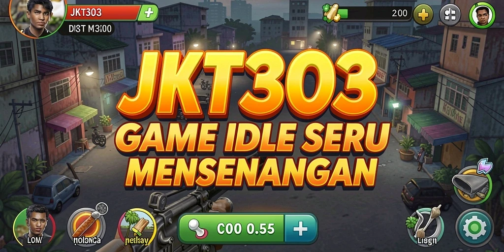 Tampilan gameplay JKT303 dengan elemen Idle yang menenangkan.