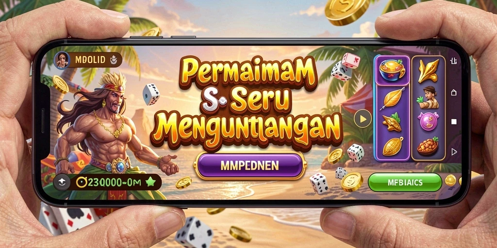 Screenshot MPOID menampilkan gameplay slot yang seru dan penuh warna.