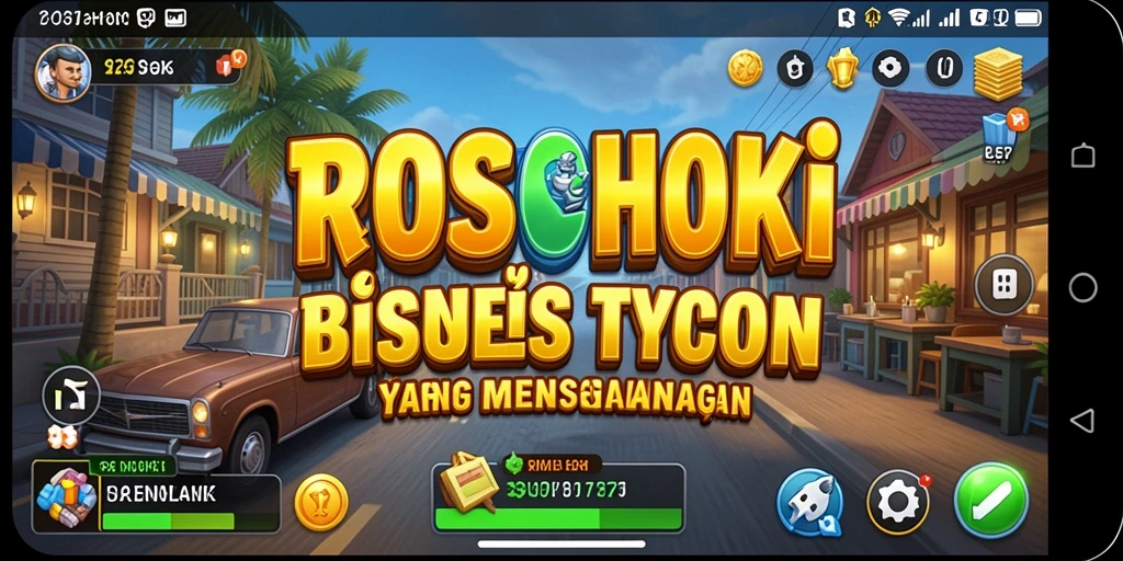 Tangkapan layar utama menampilkan gameplay Tycoon yang seru dan strategis.