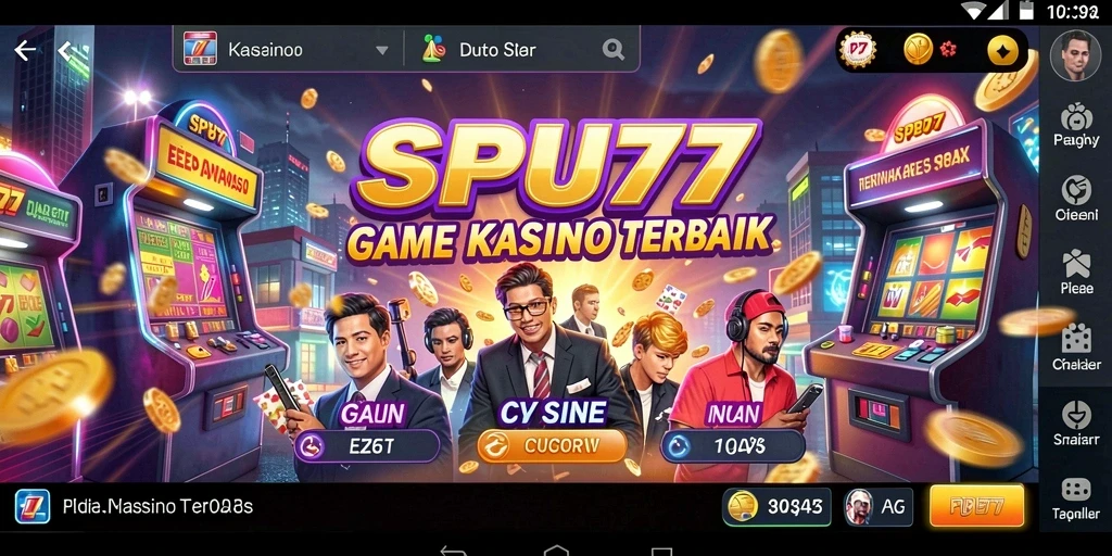 Tampilan gameplay SPBU77 dengan berbagai pilihan permainan Kasino yang menarik.